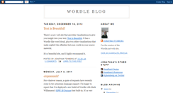 Desktop Screenshot of blog.wordle.net